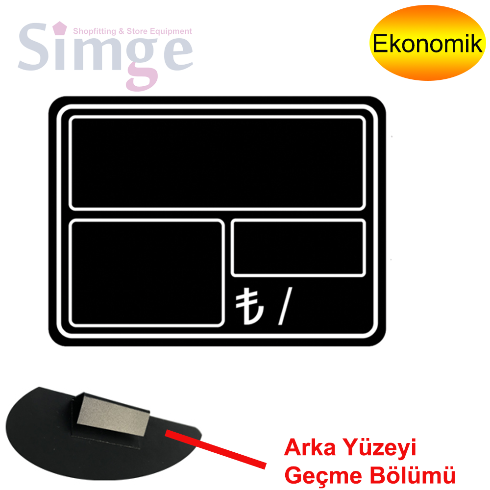 Square Price Tag Holder with Hook