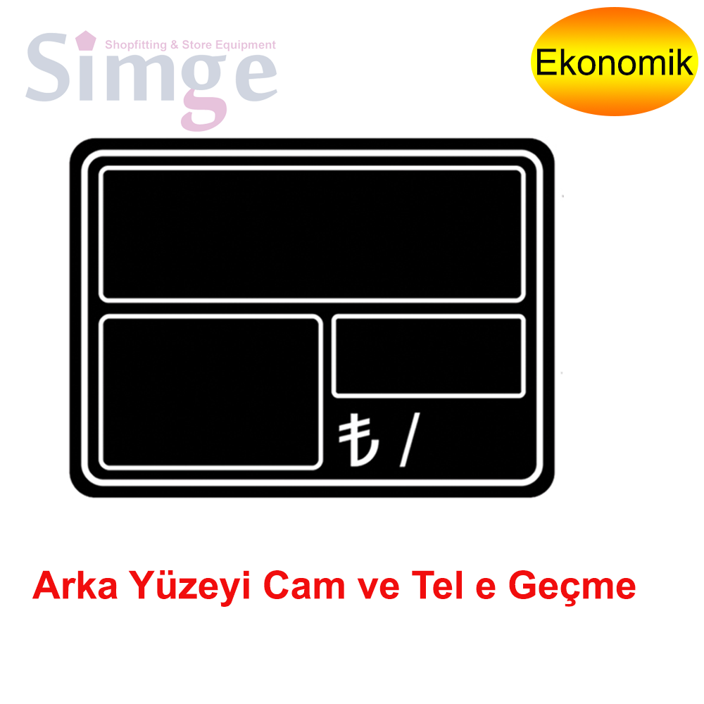 Square Price Tag Holder with Hook