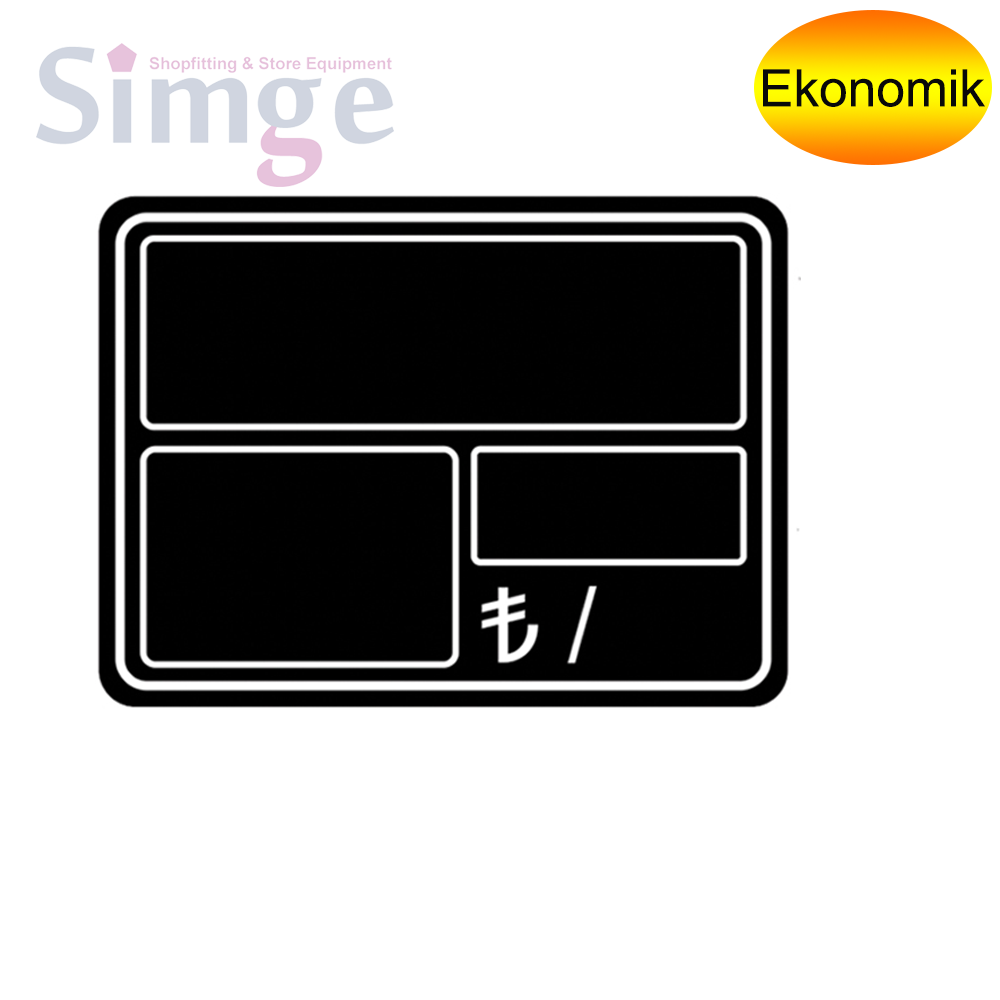 Square Price Tag Holder with Hook