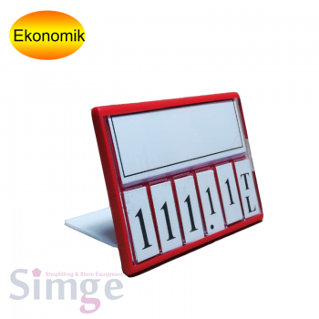 Price Cassette Number Label Holder, Small