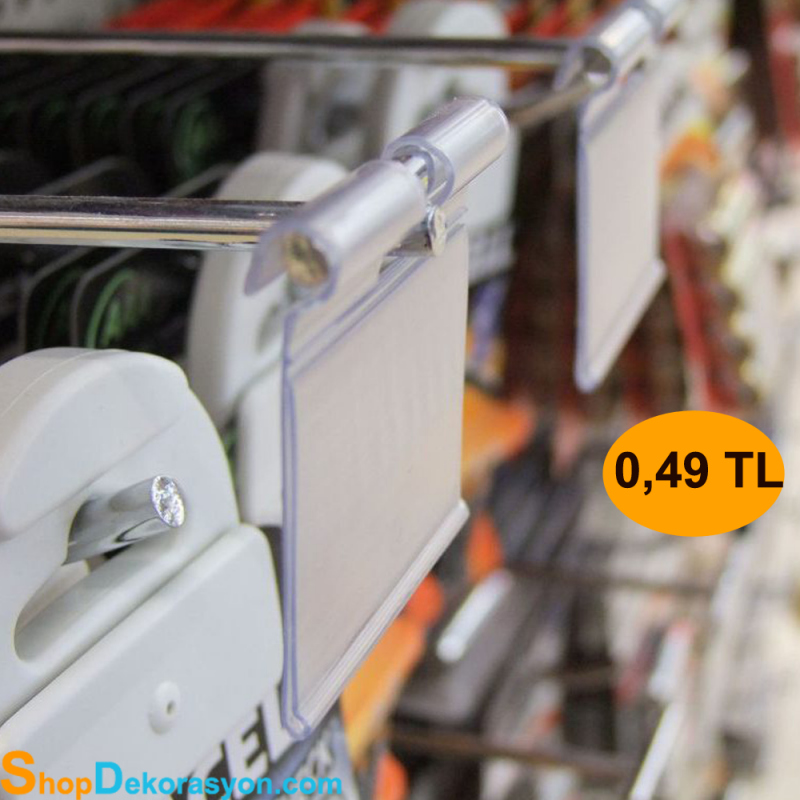 Tel Askı Plastik Fiyat Etiketlikleri