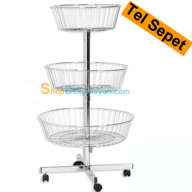 Yuvarlak Tel Sepet