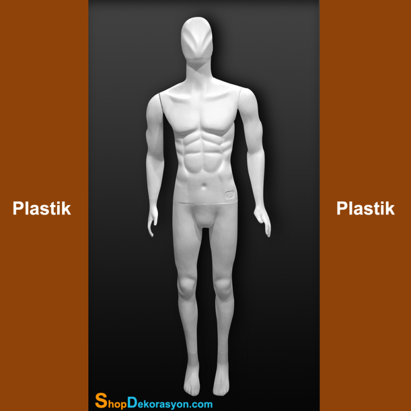 UzayKafalı Plastik Vitrin Mankenleri