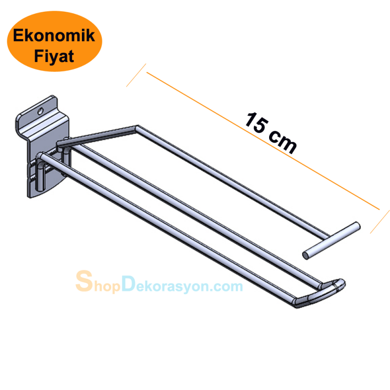 Çiftli Etiketli Kanallı Pano Kanca