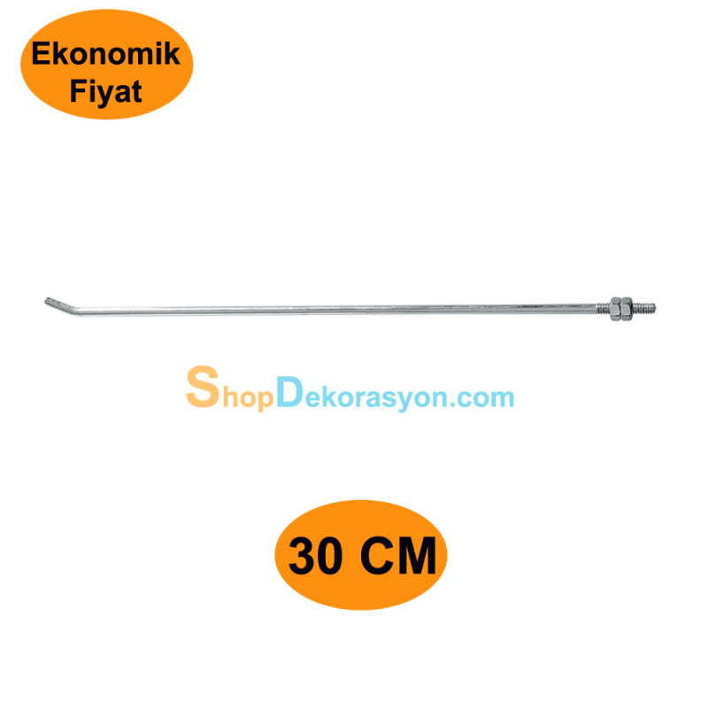 Vidalı Kanca Çift Samunlu 30cm