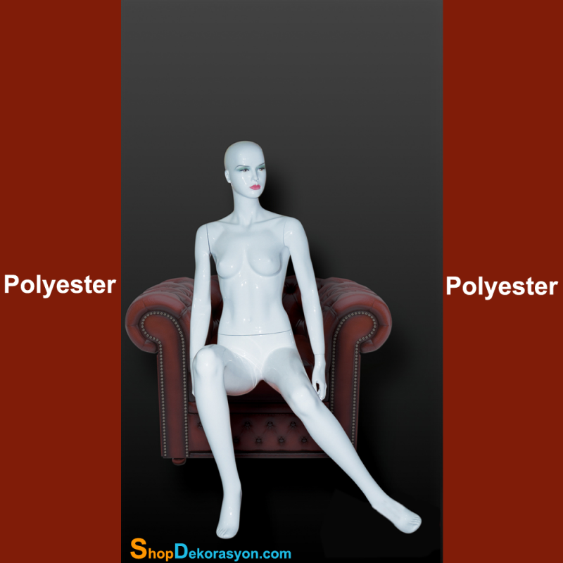 Bayan Oturan Vitrin Mankeni