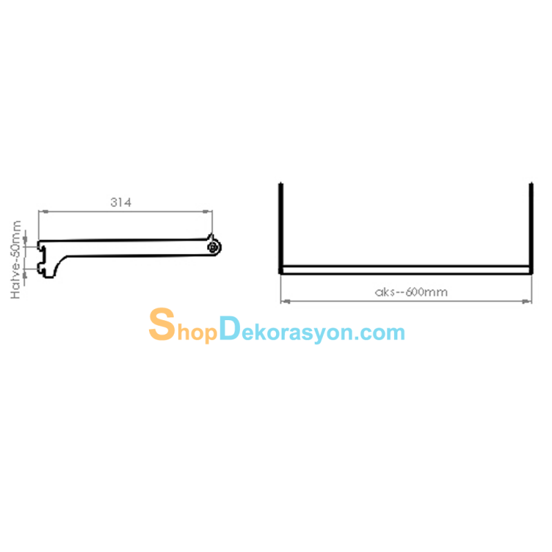 Borulu U Tipi Askı Taşıyıcı