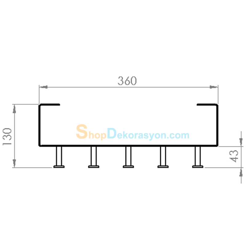 Mağaza Kabin Askısı