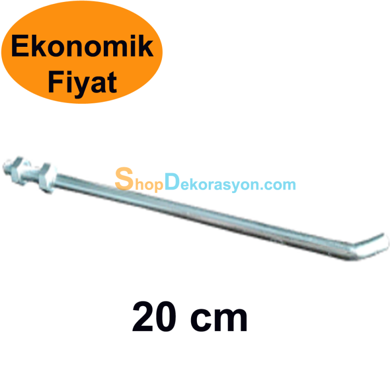 Vidalı Askı Çubuğu 20cm