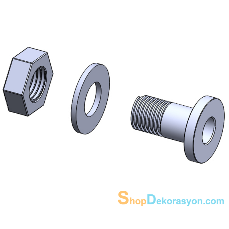 Ahşap Panel Mono Rozet Askı Burcu