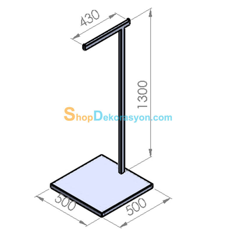 Tekli Orta Askı Standı