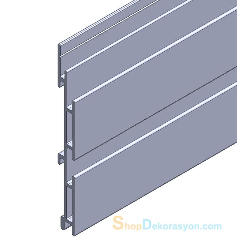 Yatay Geniş Kanal Aluminyum Panel Profili