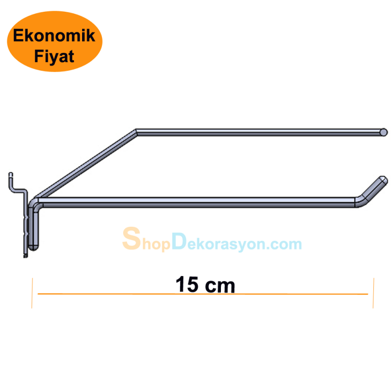 Çiftli Etiketli Kanallı Pano Kanca