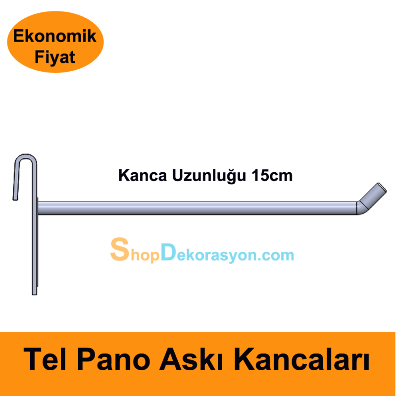 Telli Pano Kancası 15 cm