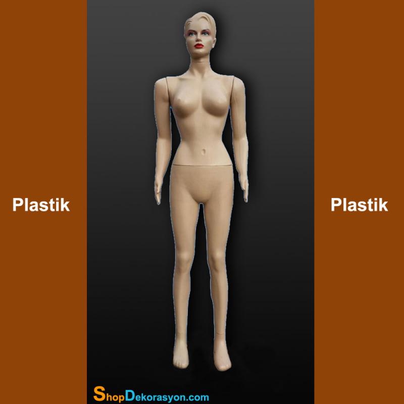 Plastik Ucuz Vitrin Mankeni