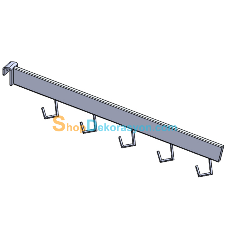 Mağaza Raket Tutucu Askılık Kolu Baston