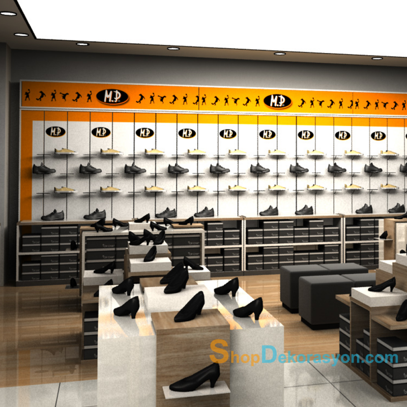 Ayakkabı Sergileyici, Ayakkabı Tutucu Raf Kolu