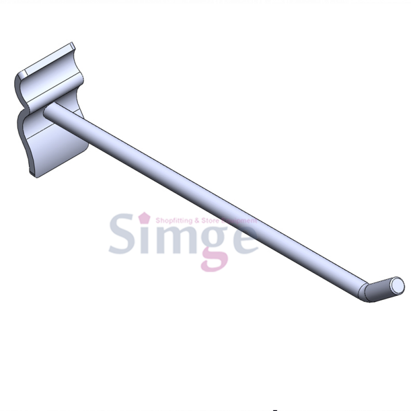 Crochet de tige de suspension en fil d'aluminium ondulé