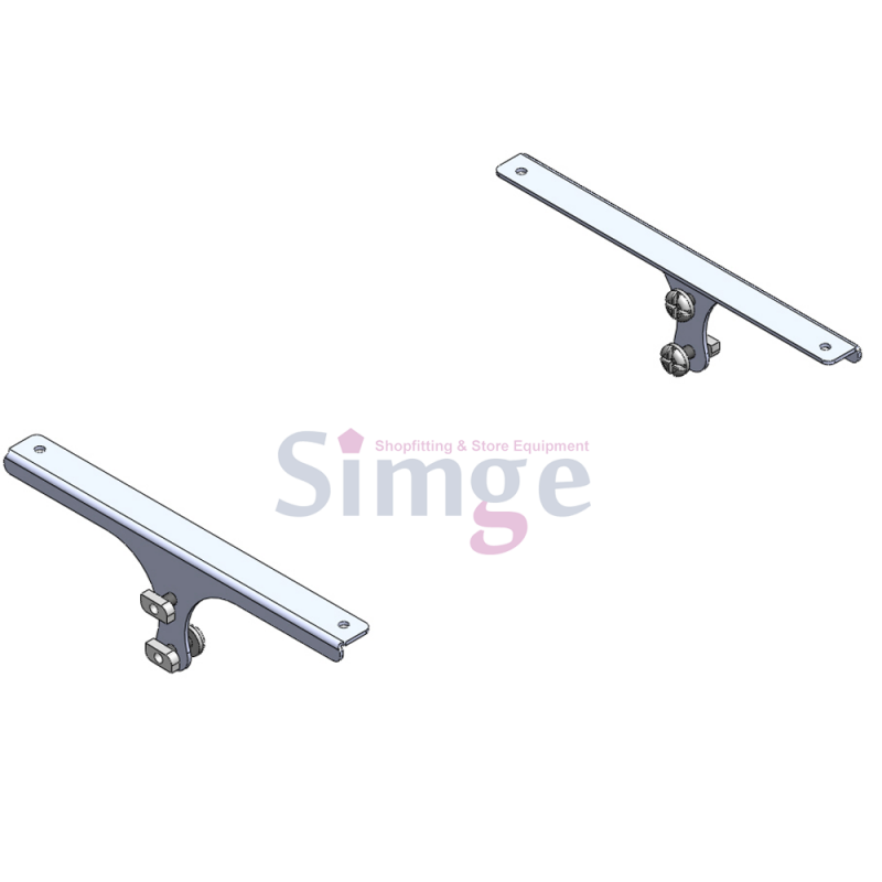 Poignée de rack verticale en aluminium