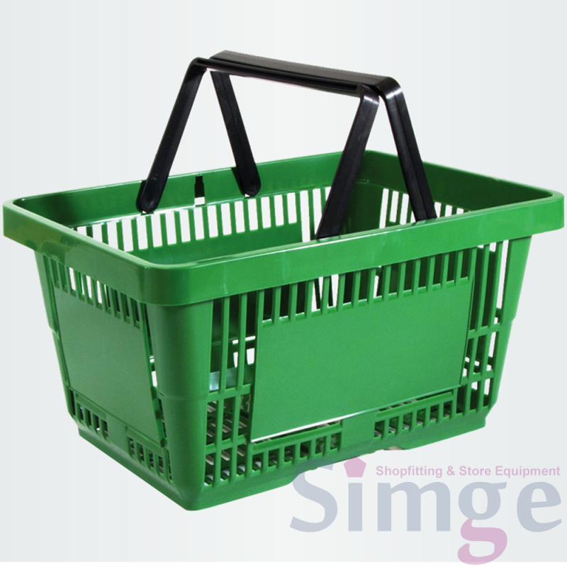 Panier à main de transport de produits du marché en plastique