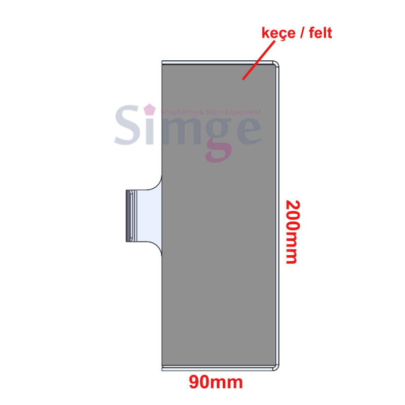 Support d'affichage en aluminium ondulé de chaussure, support d'affichage de chaussure
