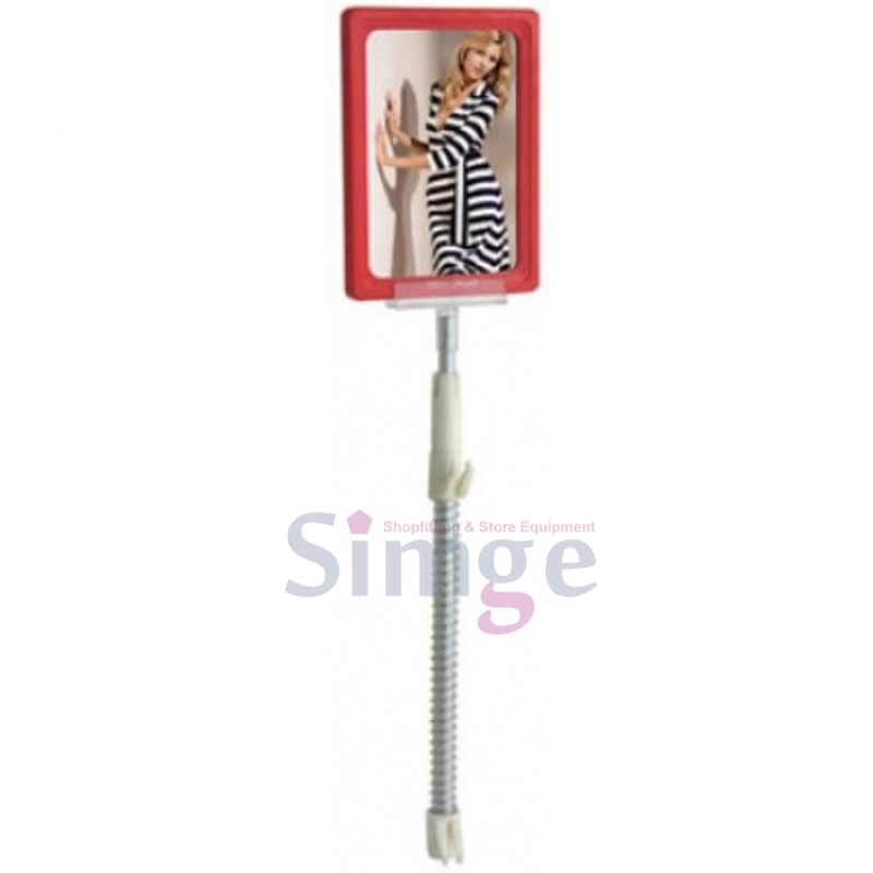 Support de cadre d'étiquette à ressort