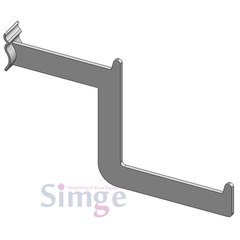 Bâton suspendu en forme de Z en aluminium ondulé
