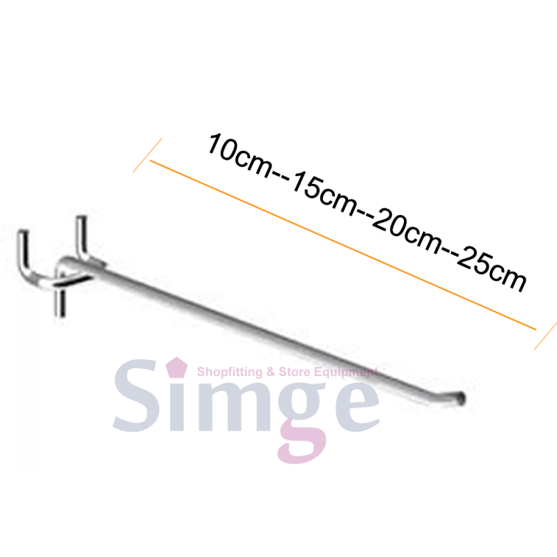 Crochet pour panneau perforé