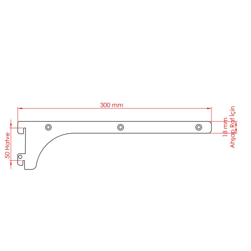 Vis latérales pour supports d'étagère