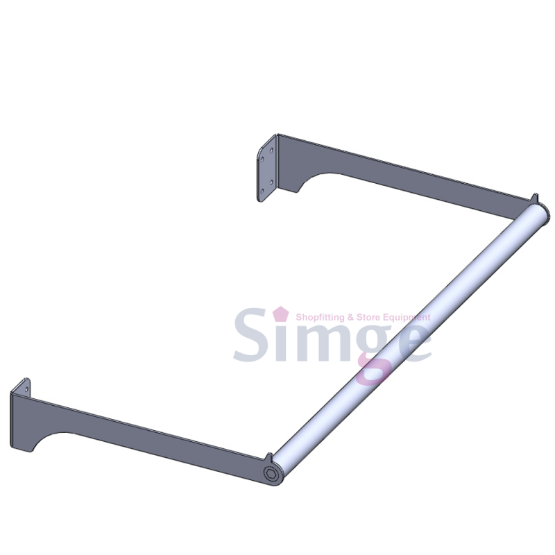 Porte-cintre vissé au mur