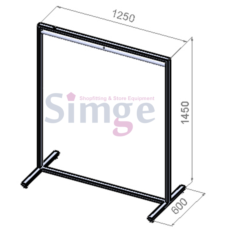 Support de suspension plat