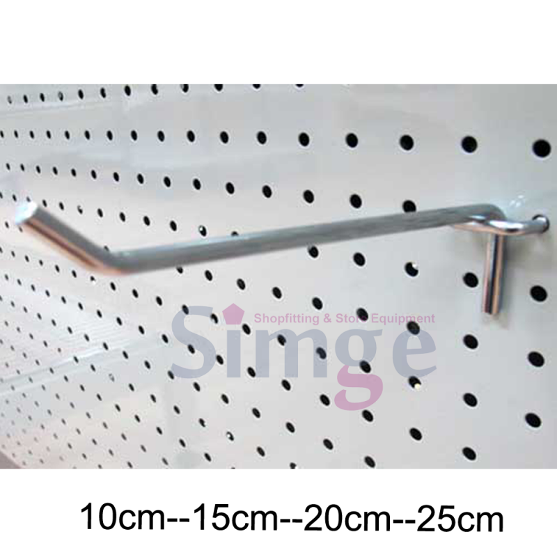 Crochet pour panneau perforé