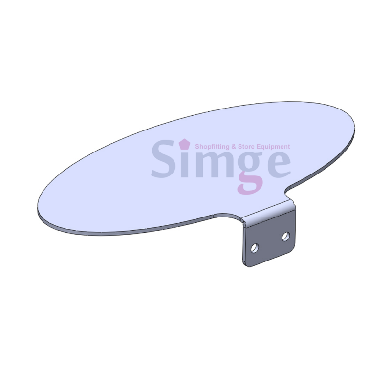 Shoe Store Étagère à chaussures simple pouvant être vissée au mur, aggloméré