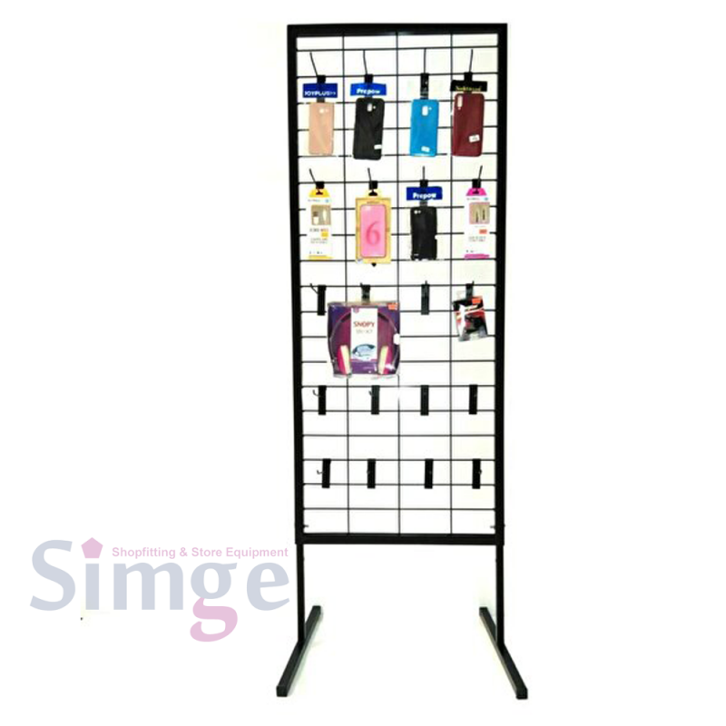 Support sur pied pour panneau métallique, support pour accessoires