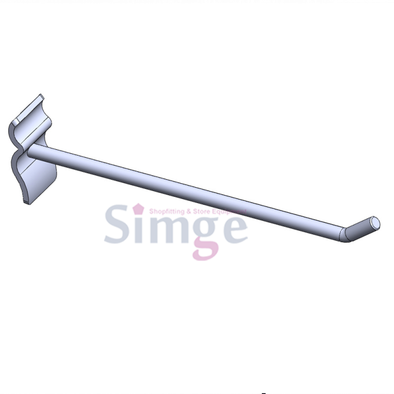 Crochet de tige de suspension en fil d'aluminium ondulé