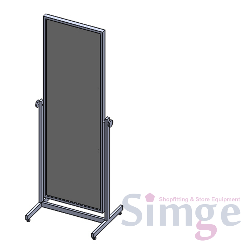 Miroir sur pied d'atelier