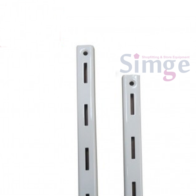 Poteau pour rack simple blanc