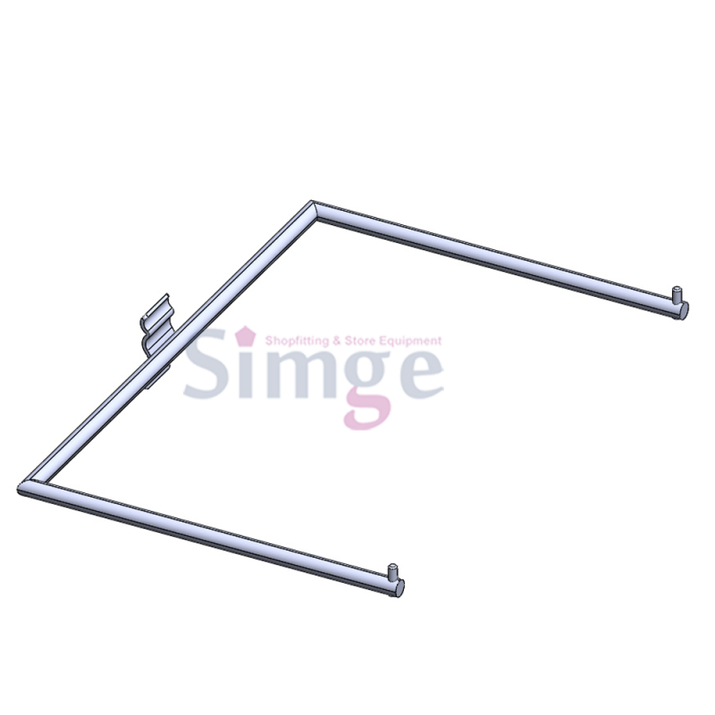 Systèmes d'étagères en aluminium ondulé avec bras de suspension en U