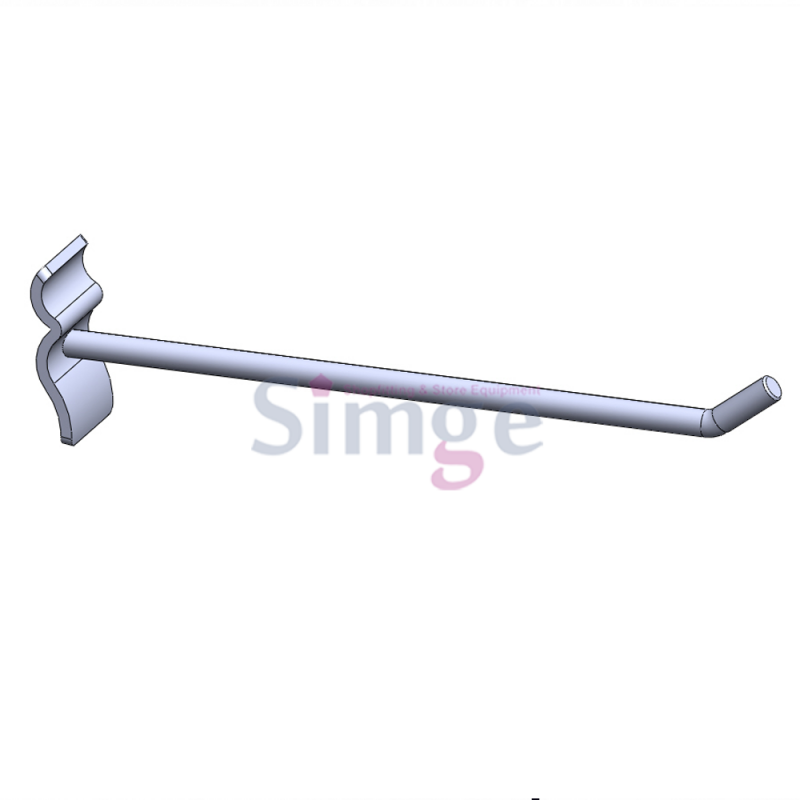 Crochet de tige de suspension en fil d'aluminium ondulé