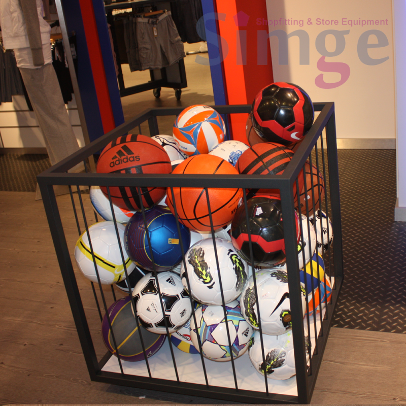 Chariot de magasin pour piscine à balles