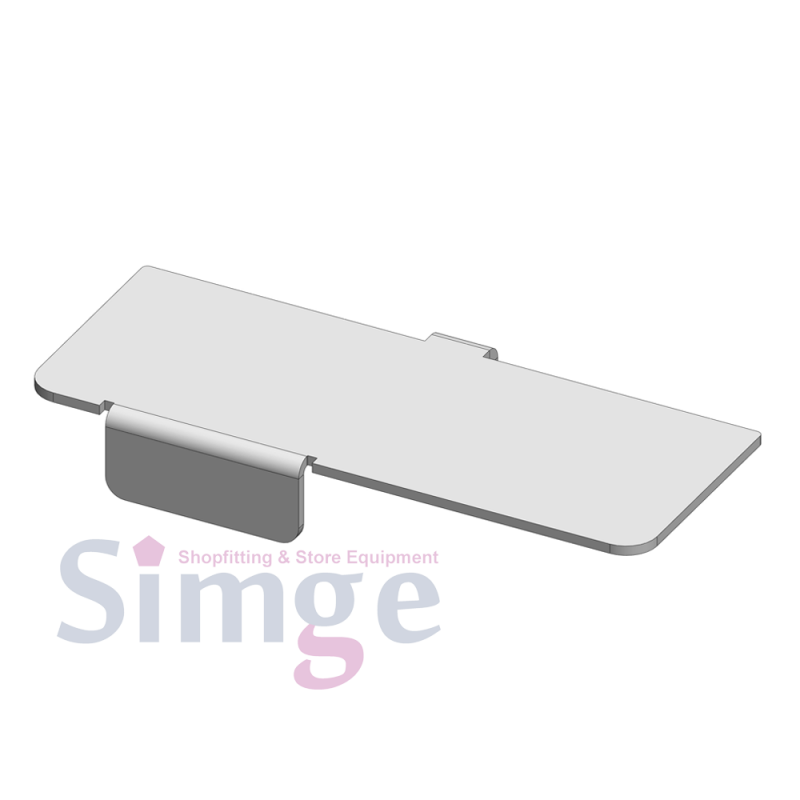 Etagère de magasin de chaussures pouvant être vissée au mur et en aggloméré