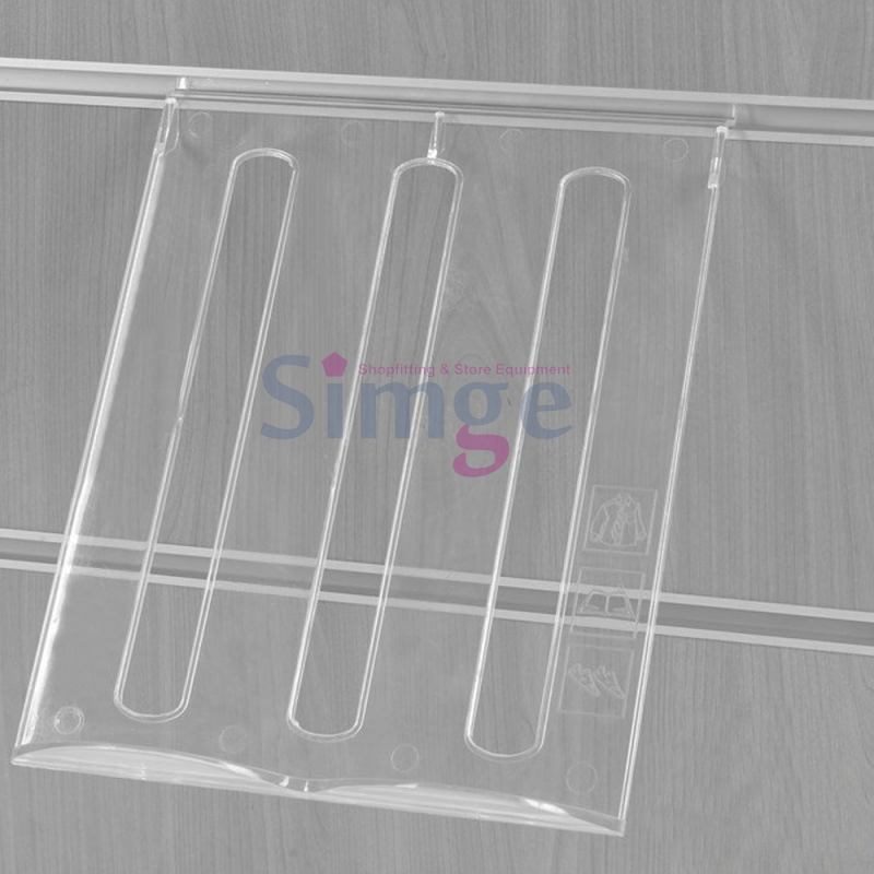 Porte-chemise incurvé à panneau canalisé