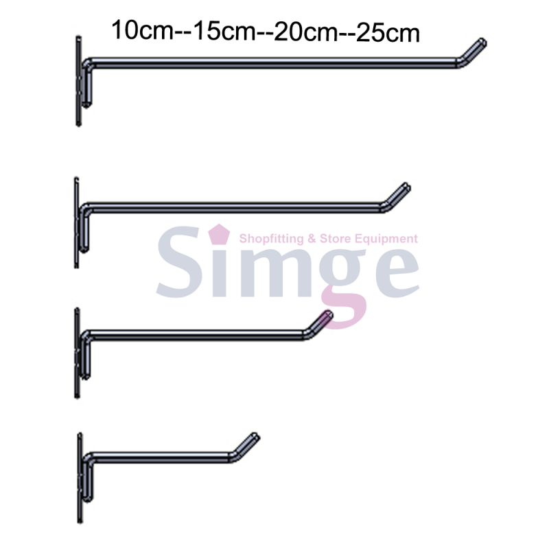Crochet double trou pour panneaux de particules