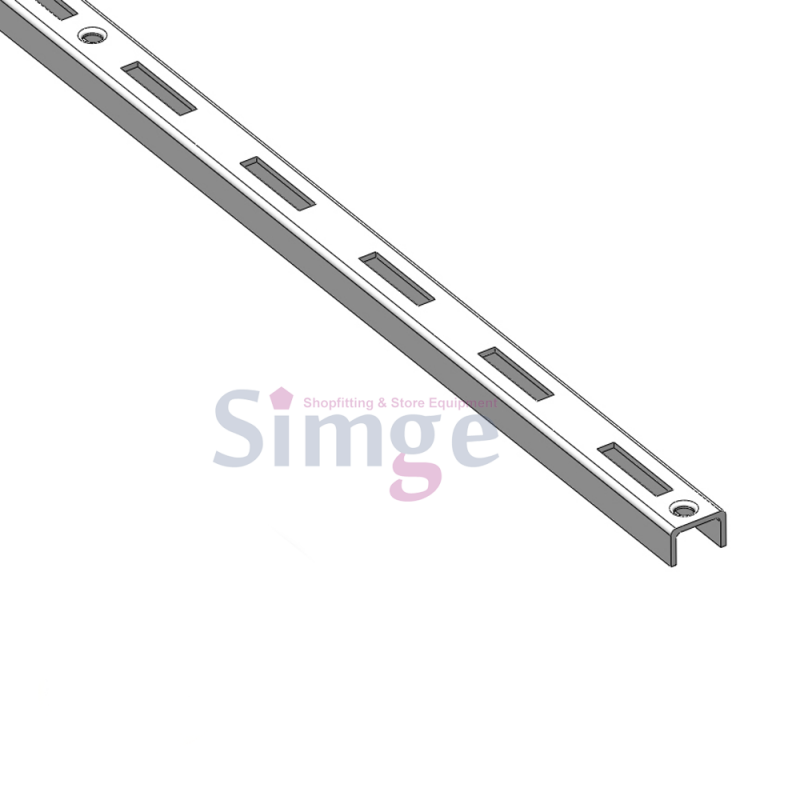 Poteau pour rack simple blanc