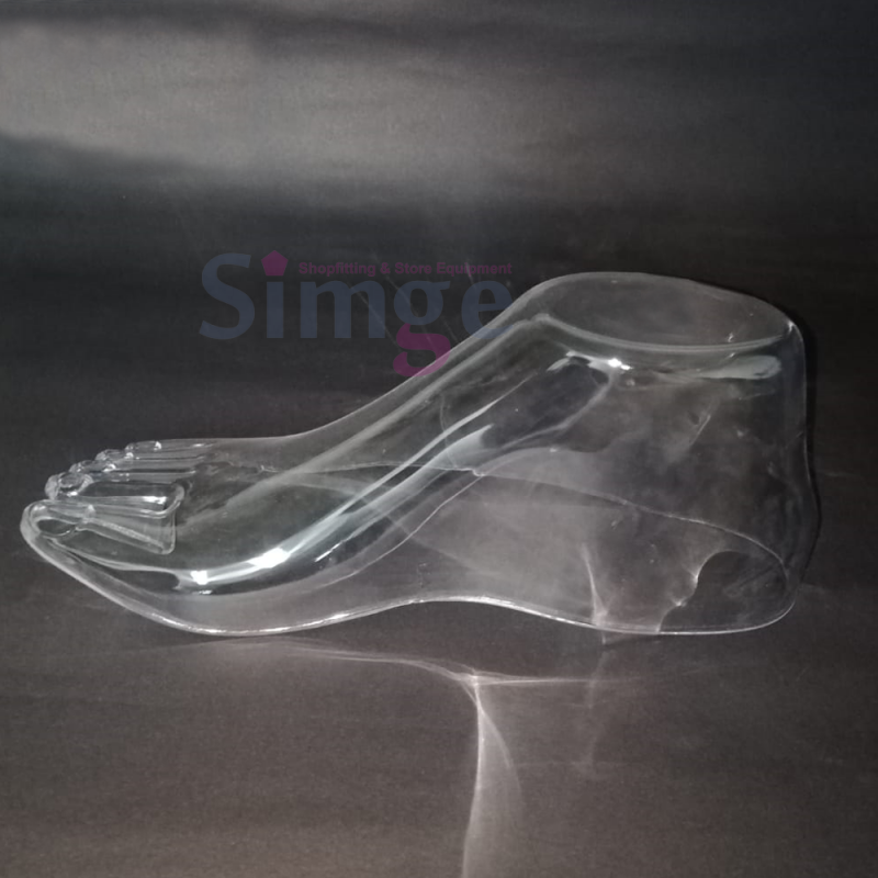 Socket Sock Mini Chaussette Transparente Pied de Mannequin