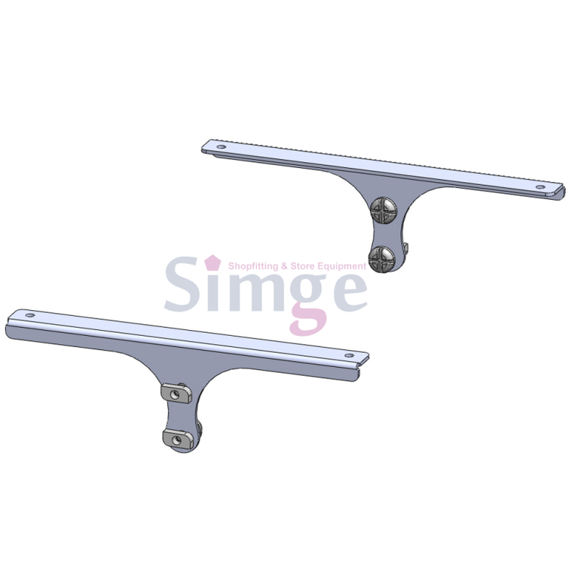 Poignée de rack verticale en aluminium