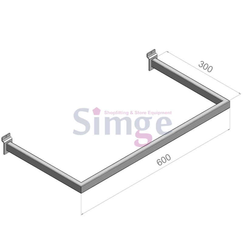 Cintre de magasin Carrier U Hanger