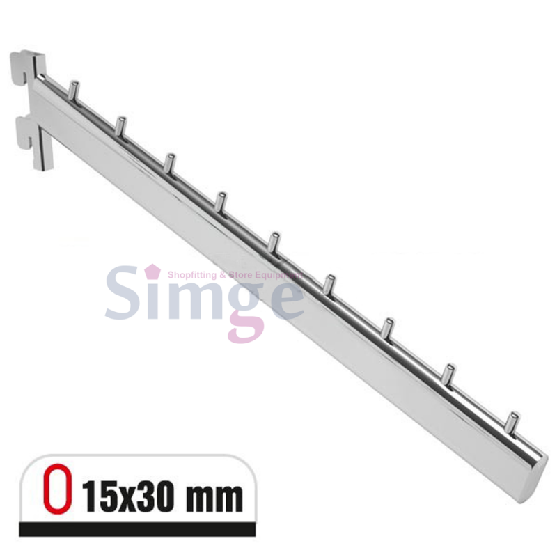 Canne courbée verticale conique