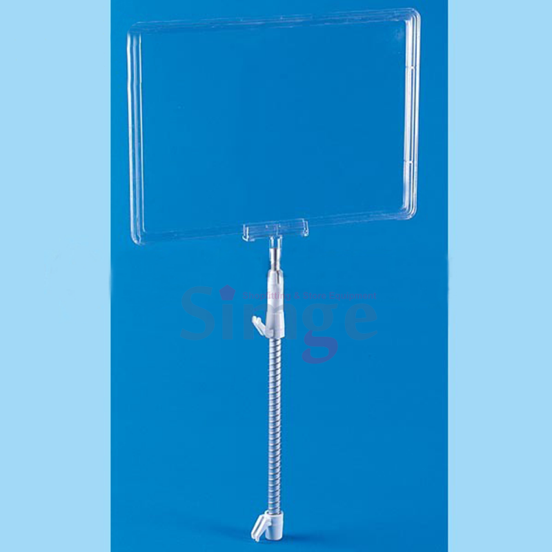 Support de cadre d'étiquette à ressort