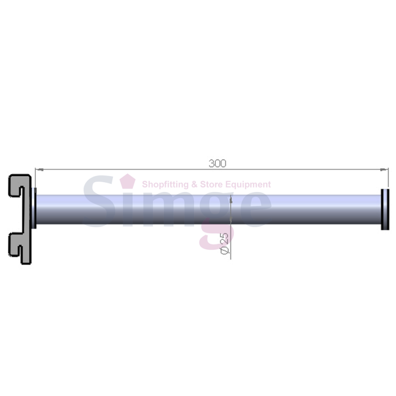 Bras droit pour dénudage d'aluminium dissimulé